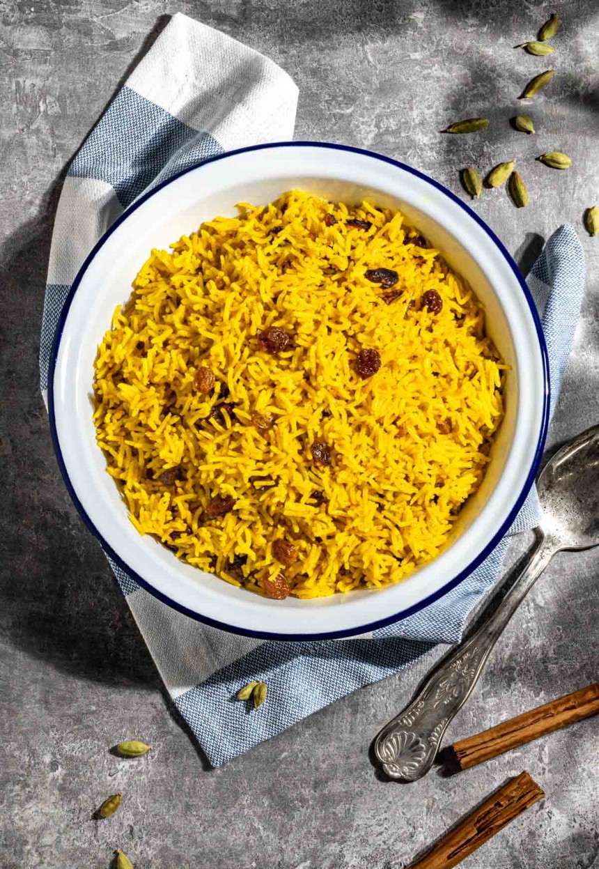 Easy Basmati Yellow Rice