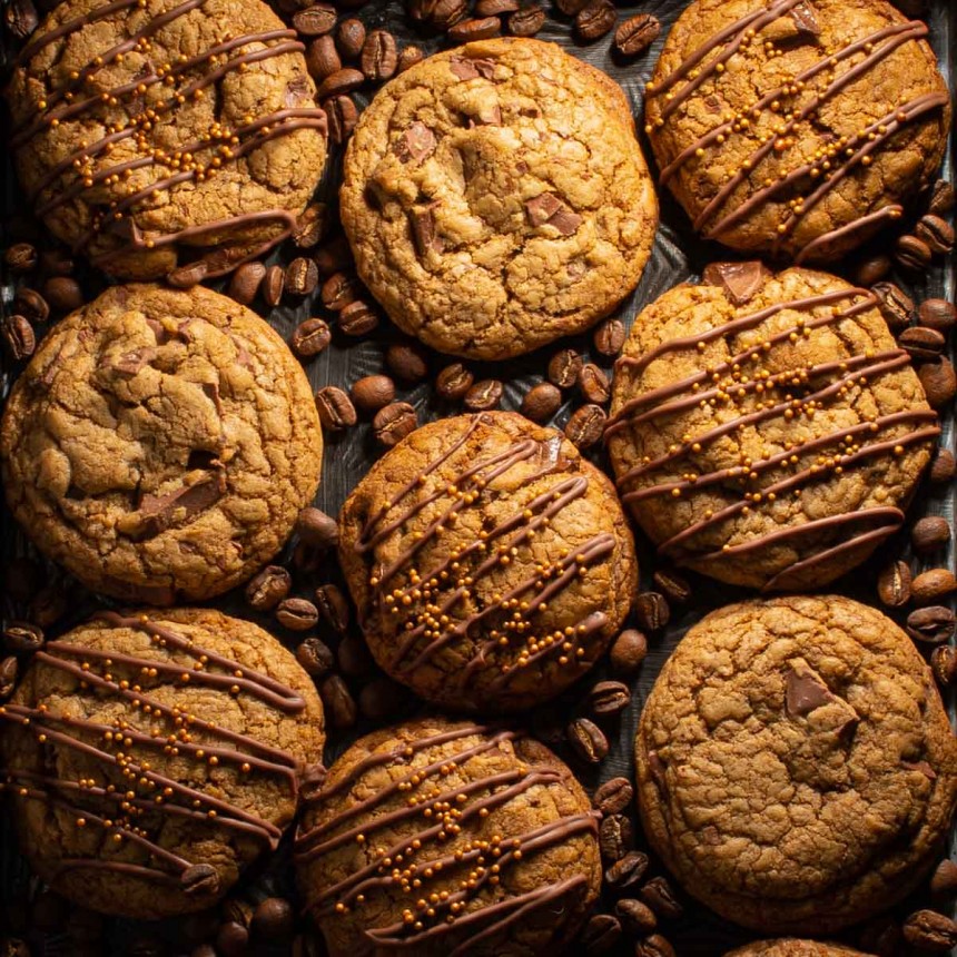 Decadent coffee cookies