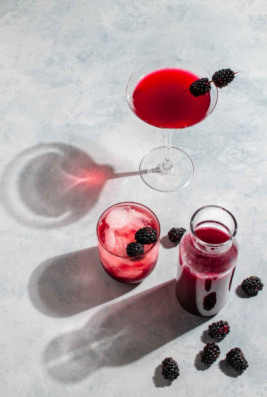 Blackberry simple syrup