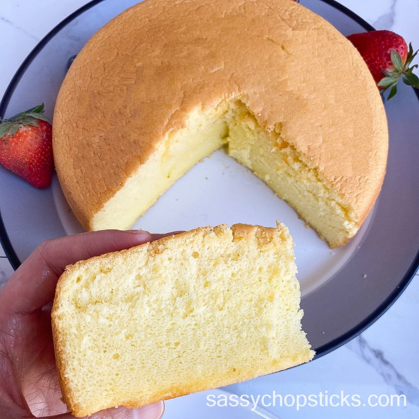 Chinese Sponge Cake Recipe (Chiffon cake)