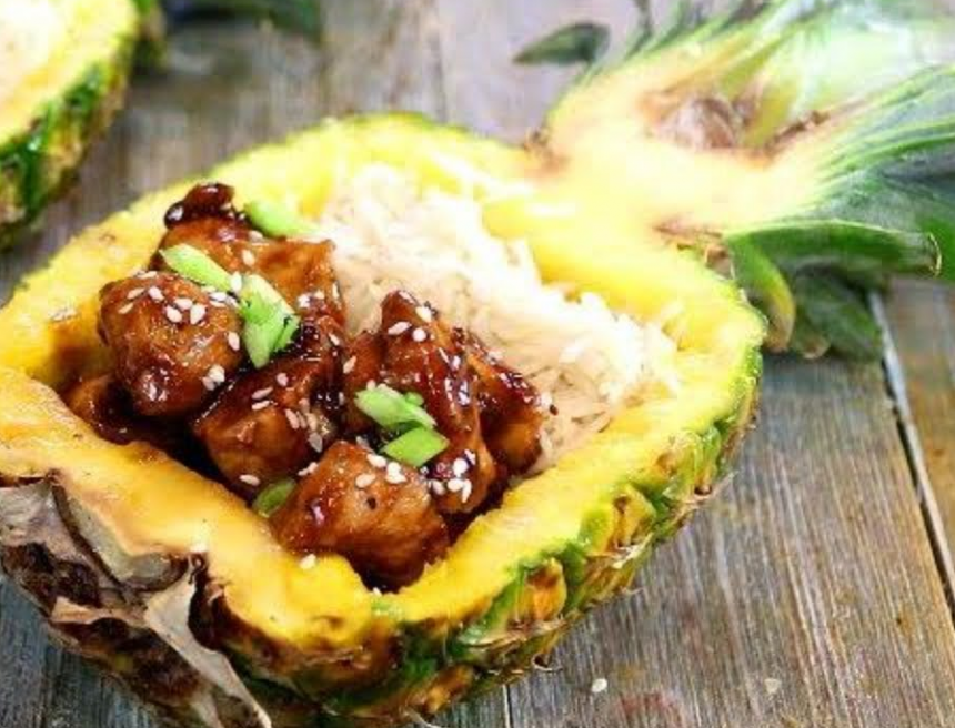 Fire up Your Blackstone Griddle for this Pineapple Teriyaki Chicken Bowl