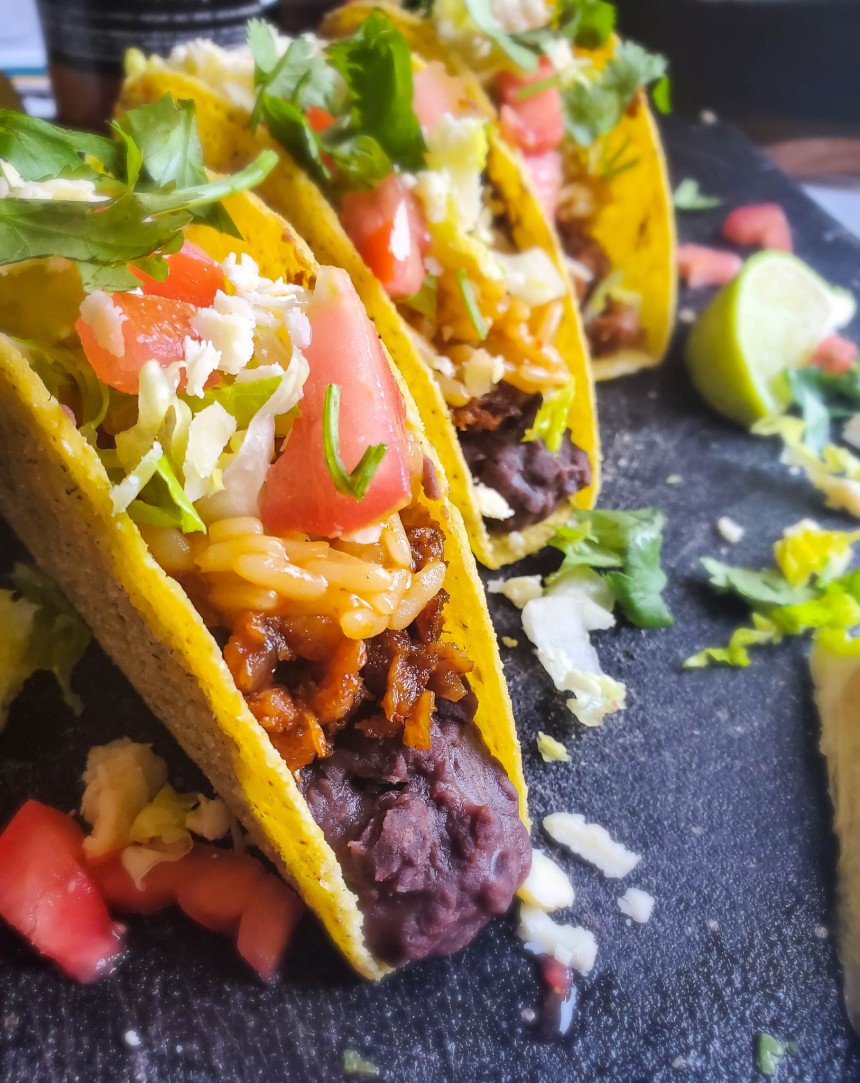 Beyond Beef & Bean Ranch Blasted Tacos