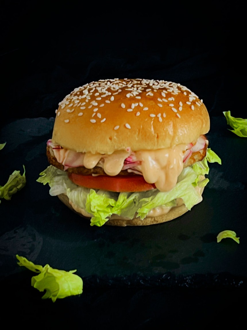 Aloo Tikki Burger (Copycat McAloo Tikki Burger)