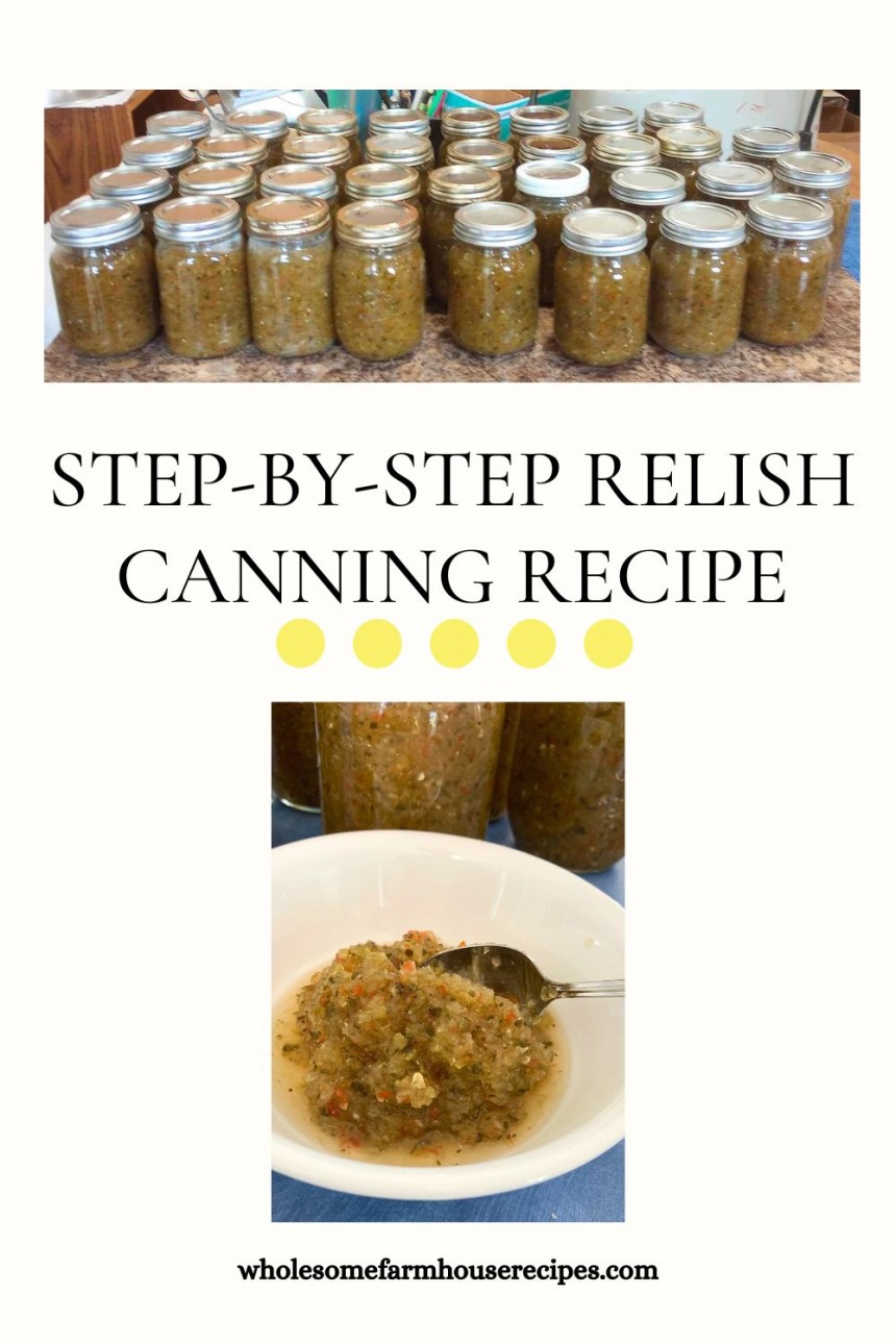Easy Homemade Pickle Relish Recipe for C...