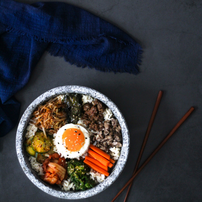 Dolsot Bibimbap Recipe - Korean Rice Bowl.
