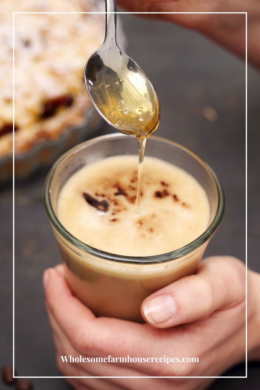 Coffee with Honey Milk Recipe Iced or Hot
