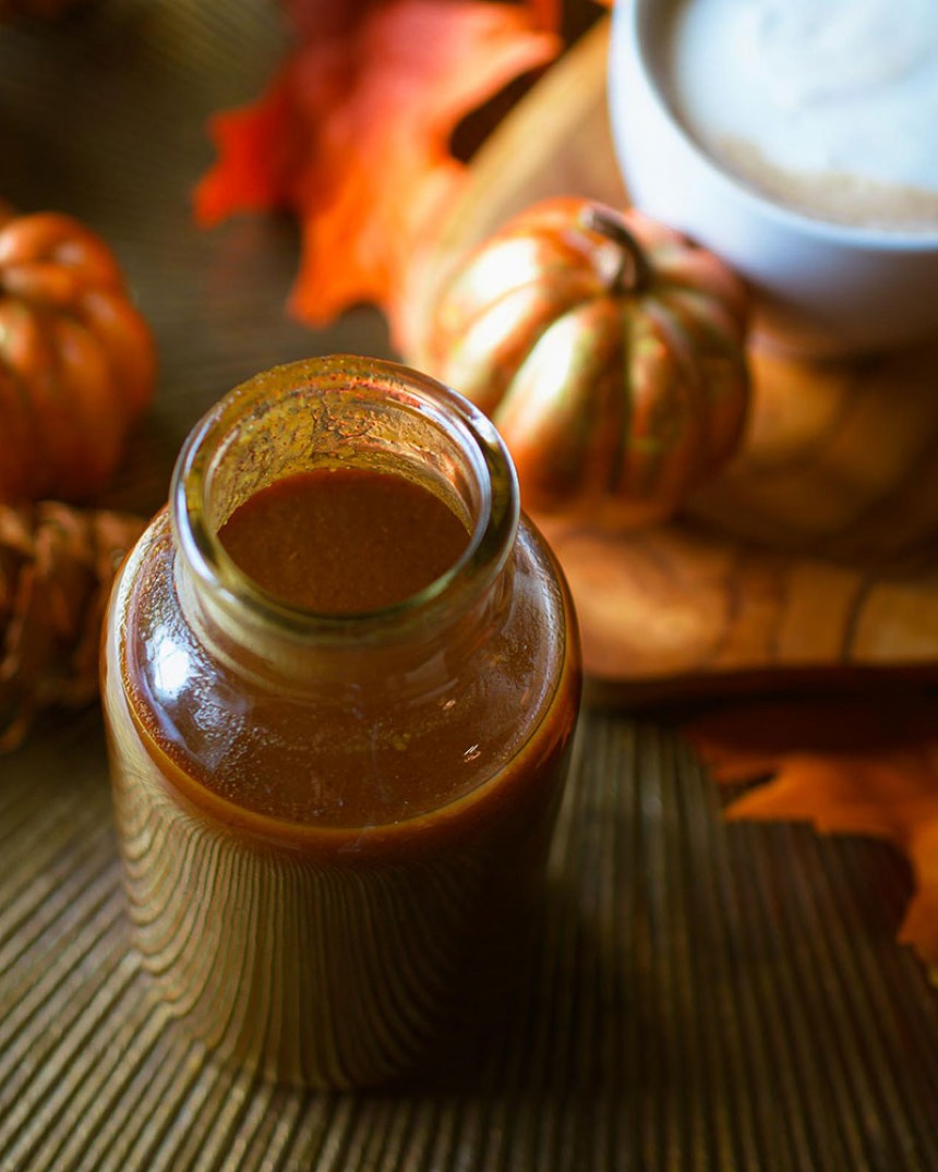 Homemade Pumpkin Spice Coffee Syrup