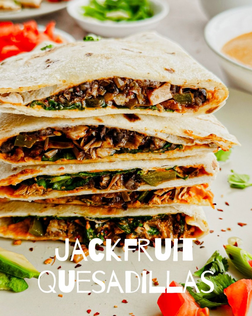 Jackfruit Quesadillas