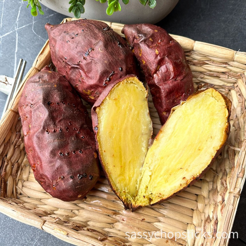 Japanese Sweet Potato Air Fryer (Easy and Sweet!)