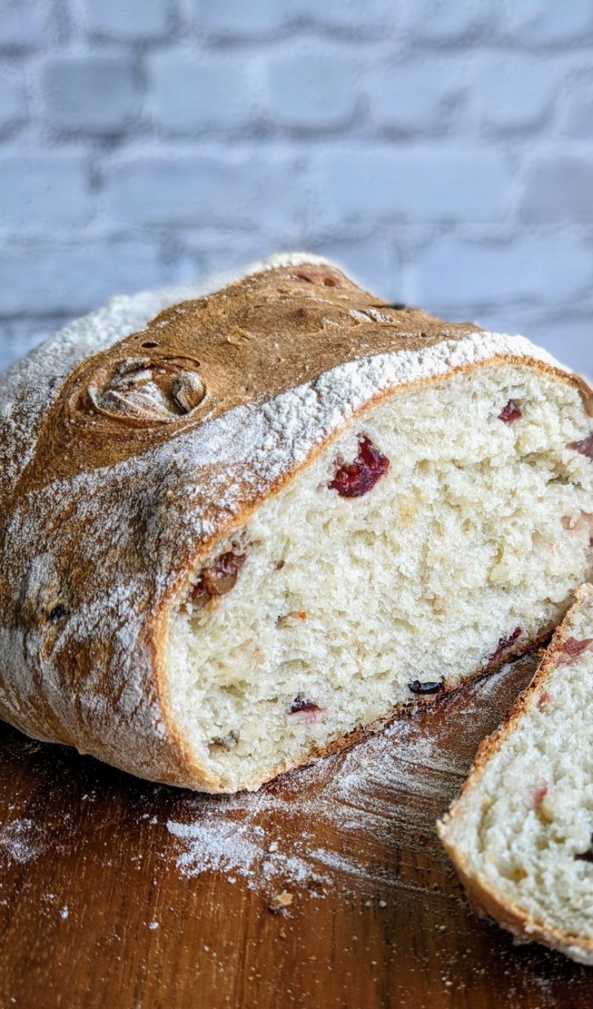 Easy Cranberry Pecan Bread or Rolls – No Dutch Oven