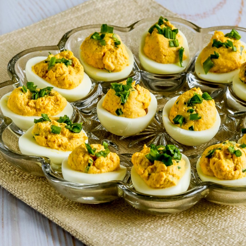 Spicy Deviled Eggs (with Chipotle and Lime)