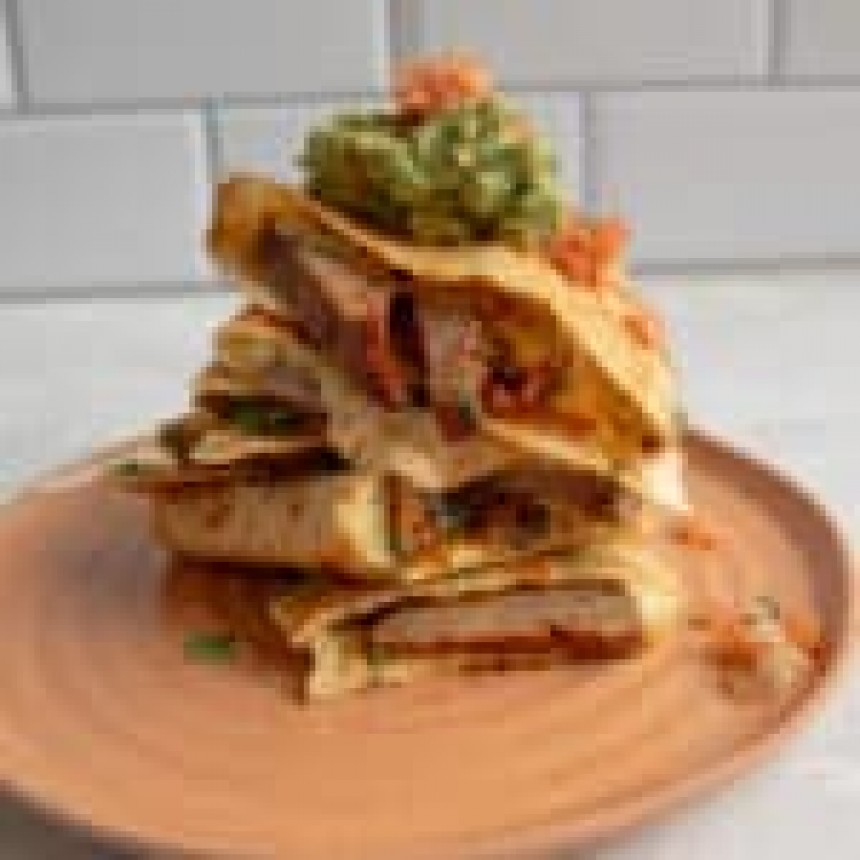 Quesadillas with Steak and Spicy Ranch