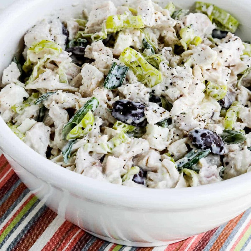 Greek Chicken Salad with Peperoncini