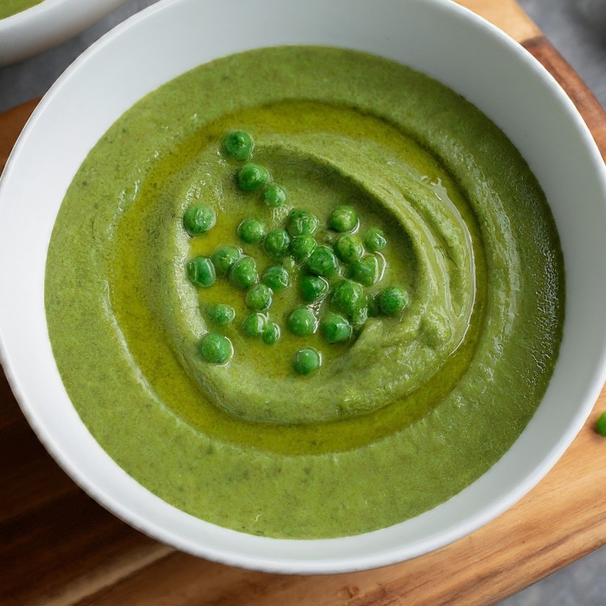 Spinach & Pea Soup