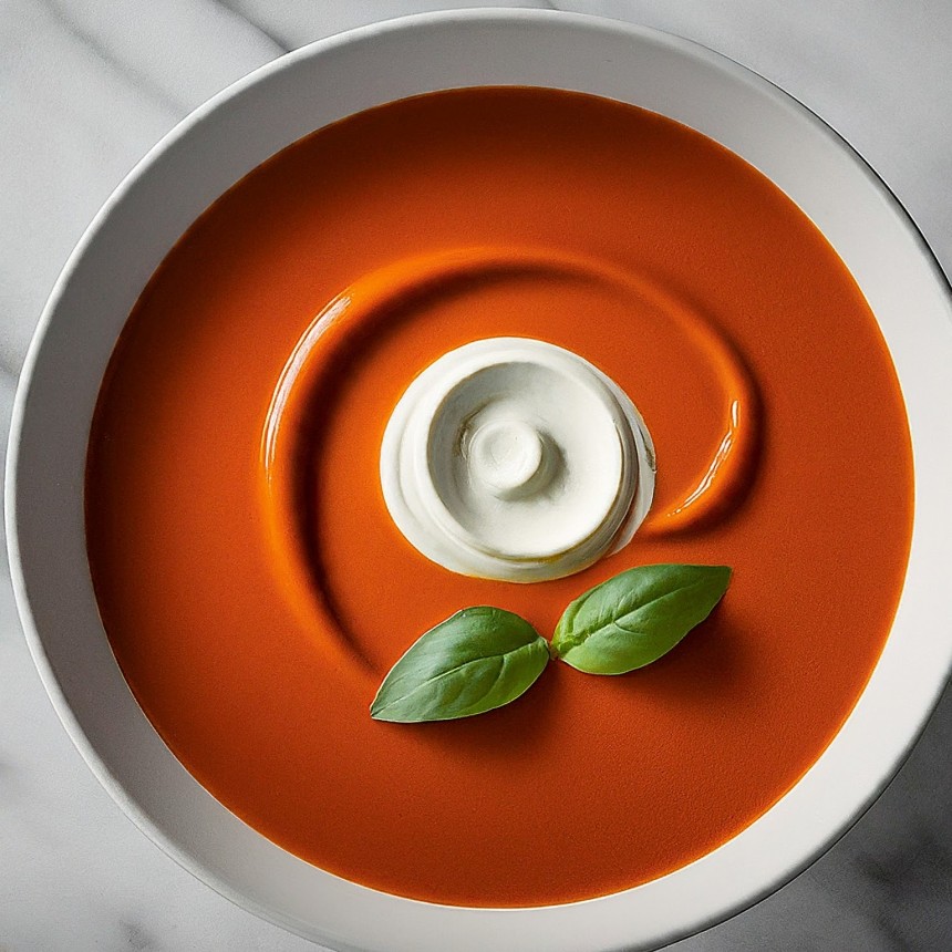 A Delectable Classic: Cream of Tomato So...