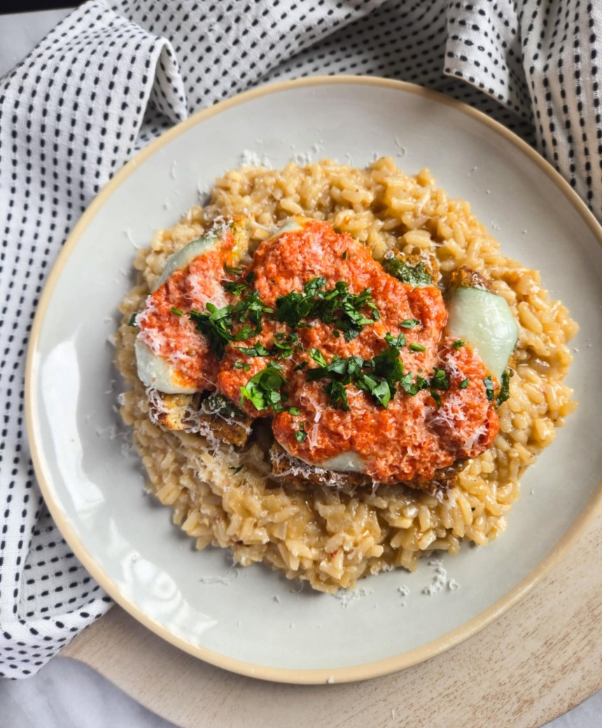 Chik'n Parm Risotto
