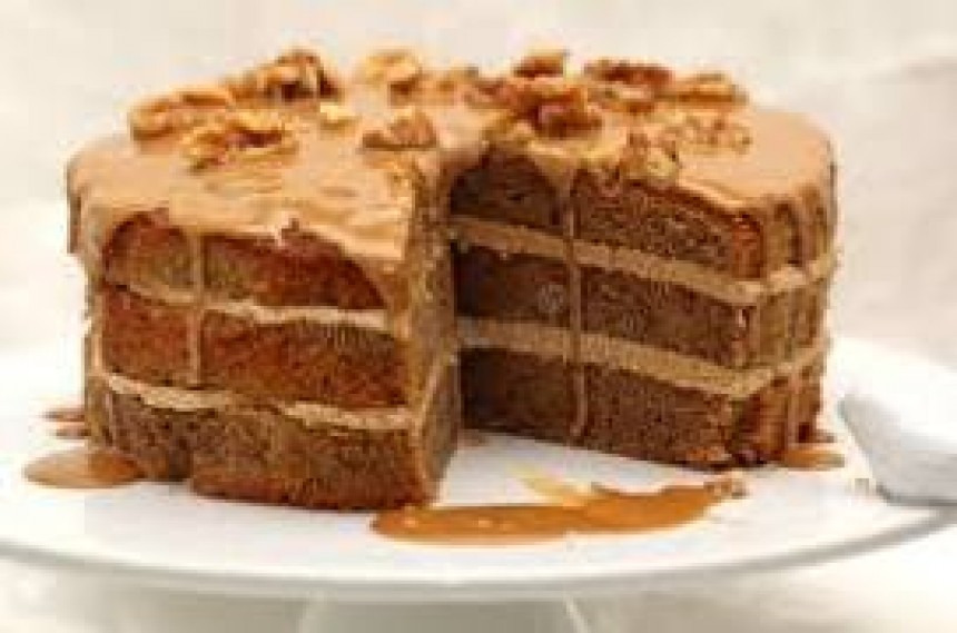 coffe and walnut cake recipe
