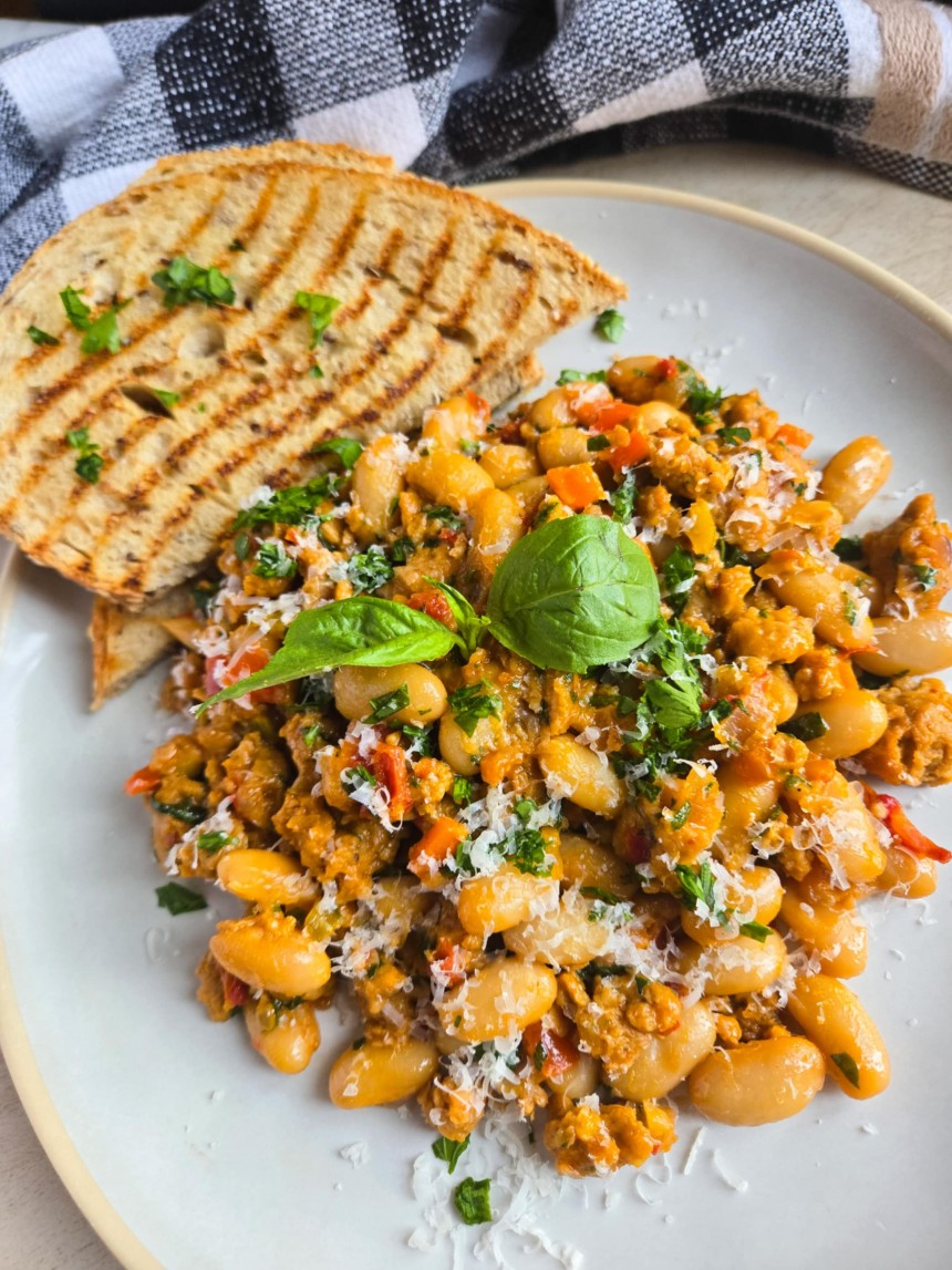 Sausage & White Bean Skillet