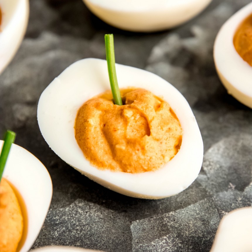 Halloween Deviled Eggs