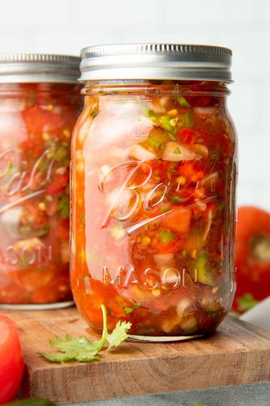 Homemade Canned Salsa