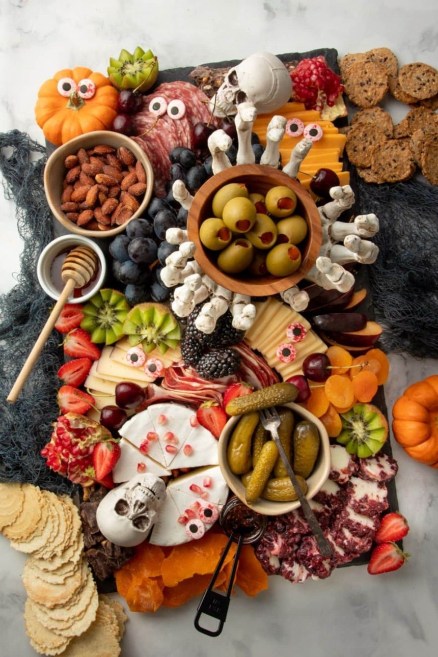 Halloween Cheese Board