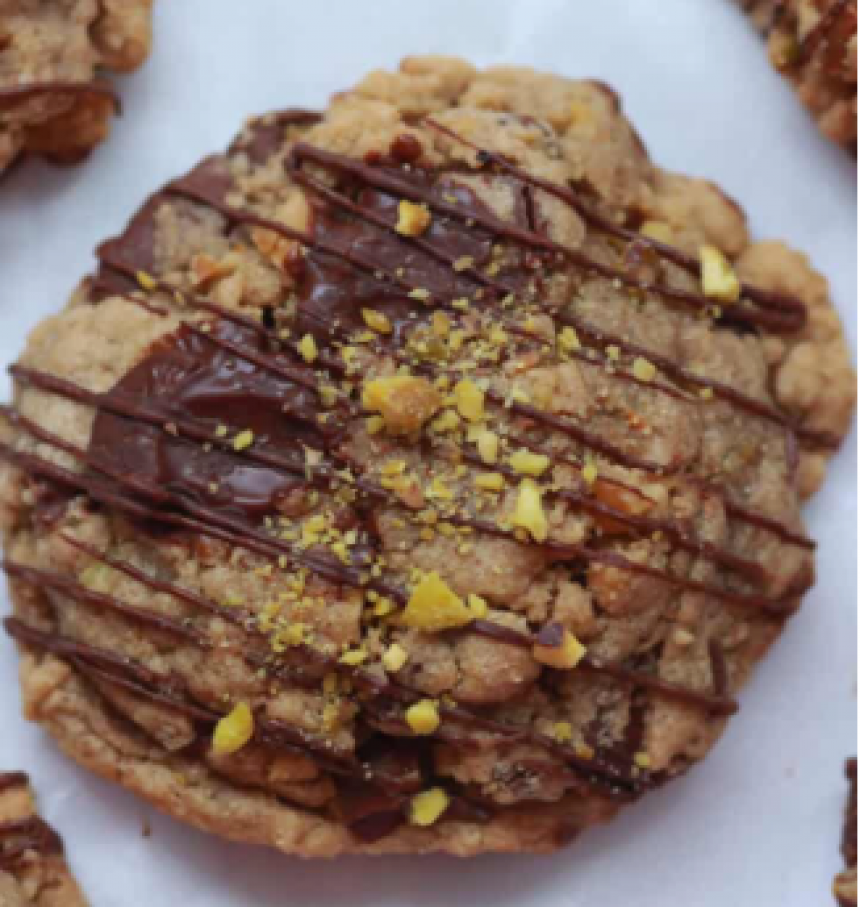 Pistachio Chocolate Chip Cookies