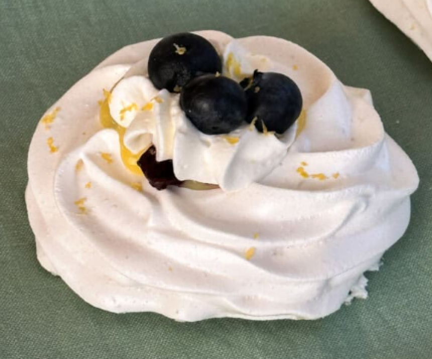 Lemon Blueberry Pavlova