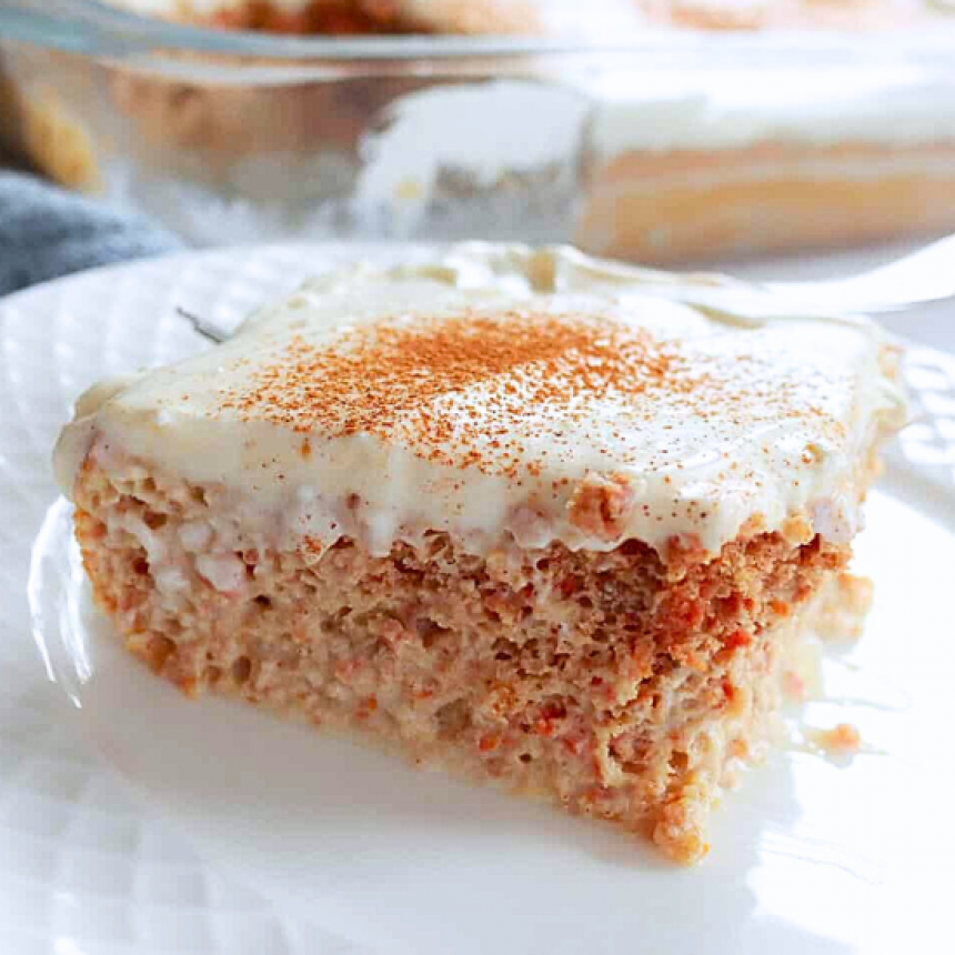 Carrot Tres Leches Cake