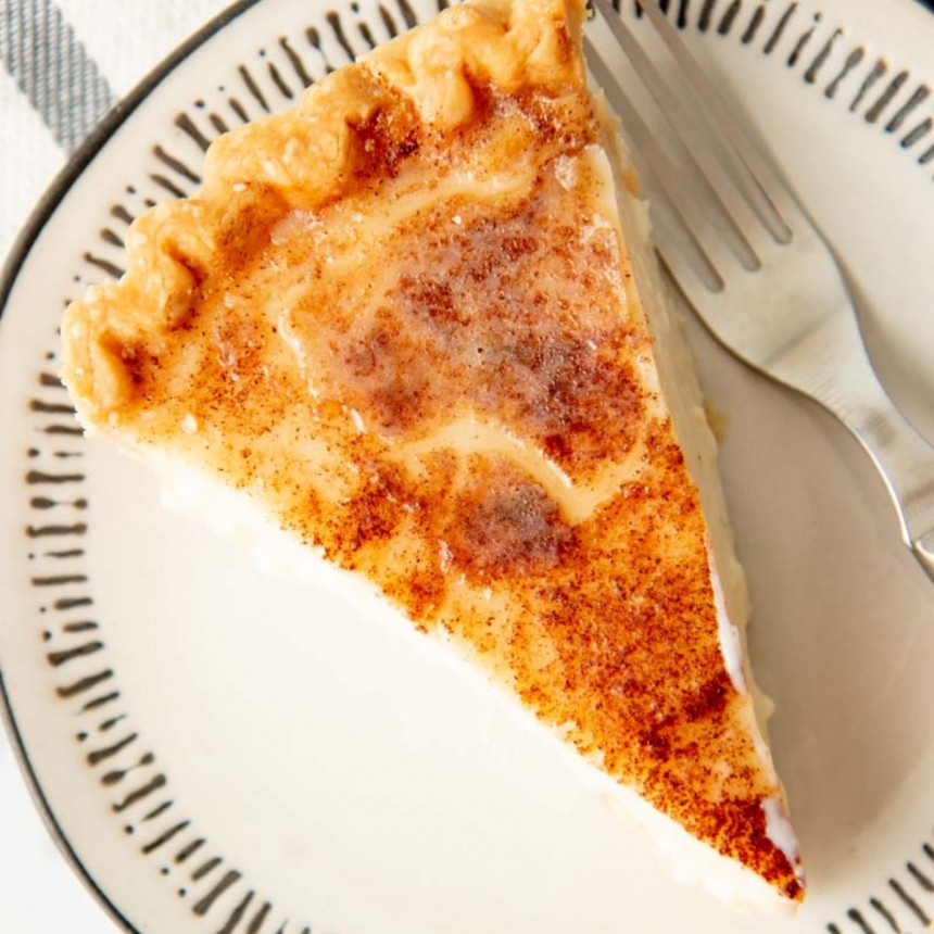 Indiana Sugar Cream Pie Recipe