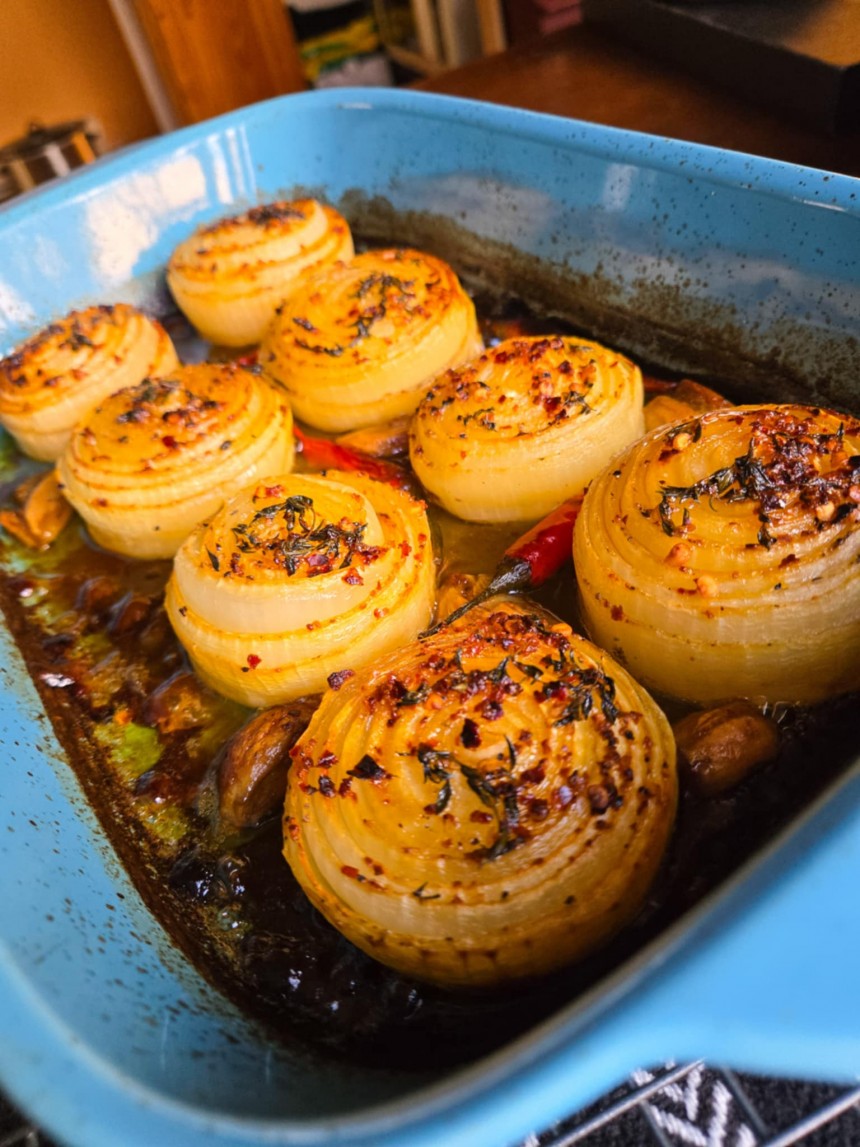 Gorgeous Baked Onions