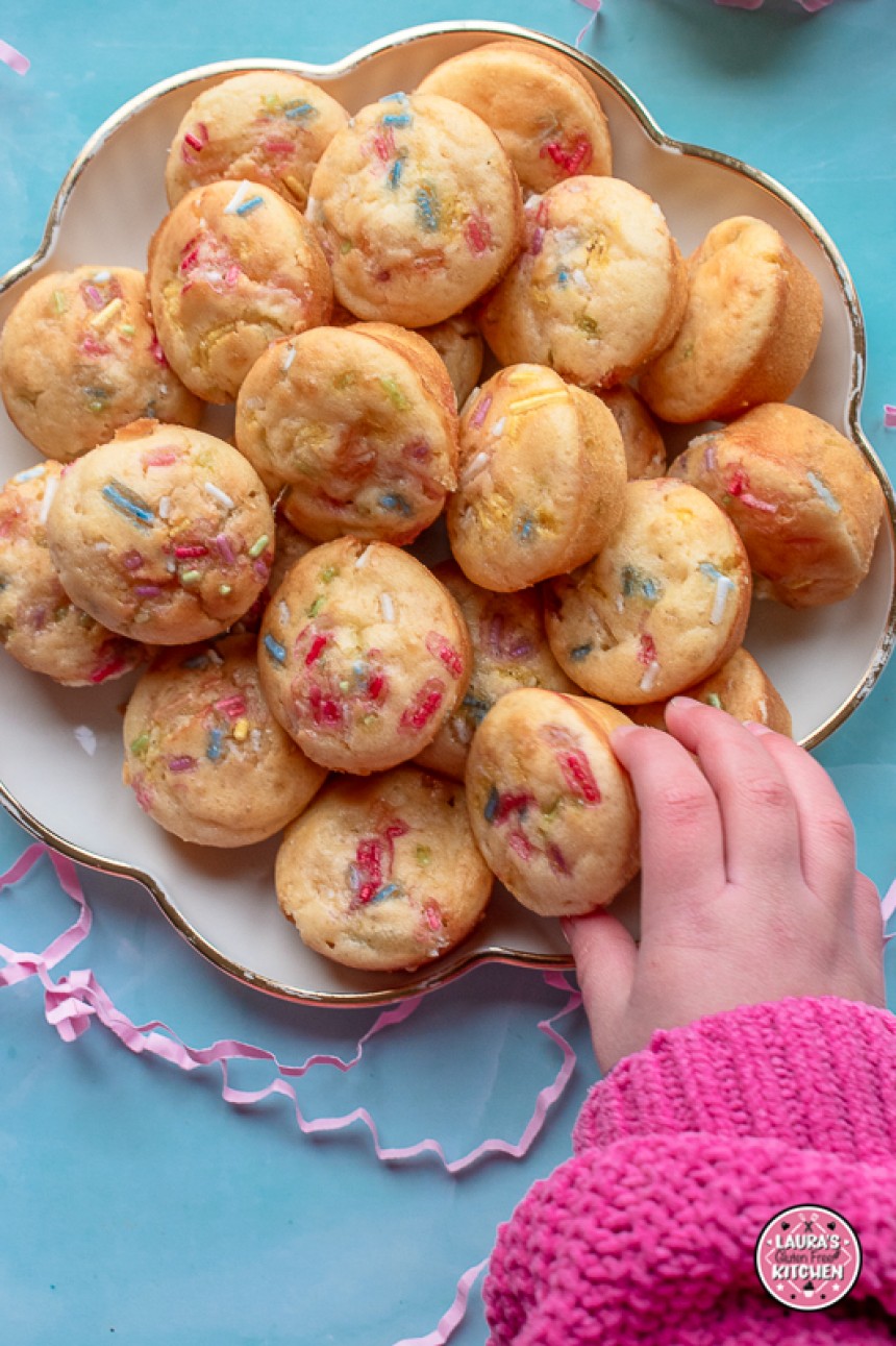 Gluten-Free Mini Funfetti Yogurt Muffins