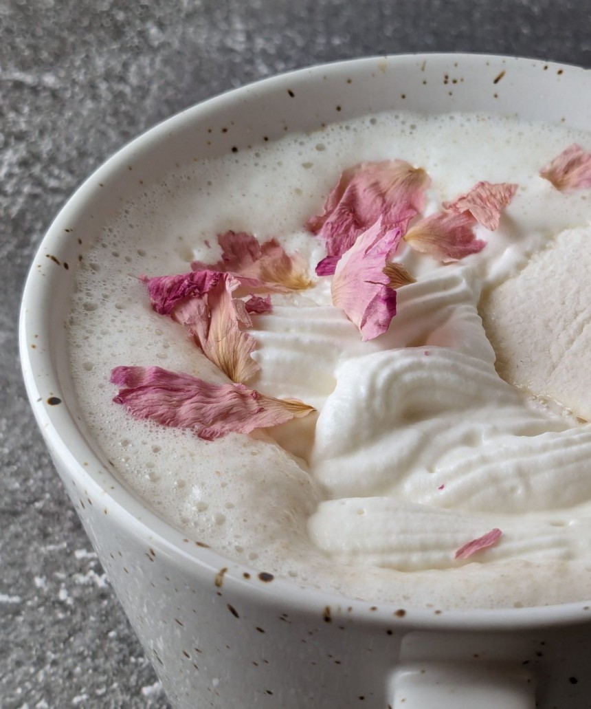Cardamom Rose Toasted White Hot Chocolat...