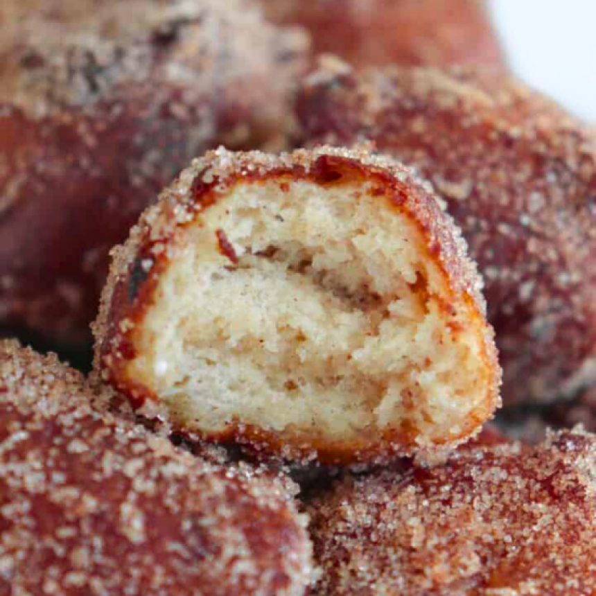 Cinnamon Sugar Donut Holes