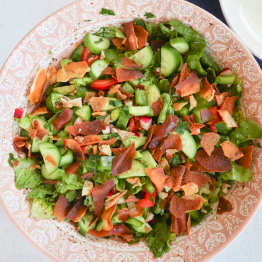 Lebanese Fattoush Salad