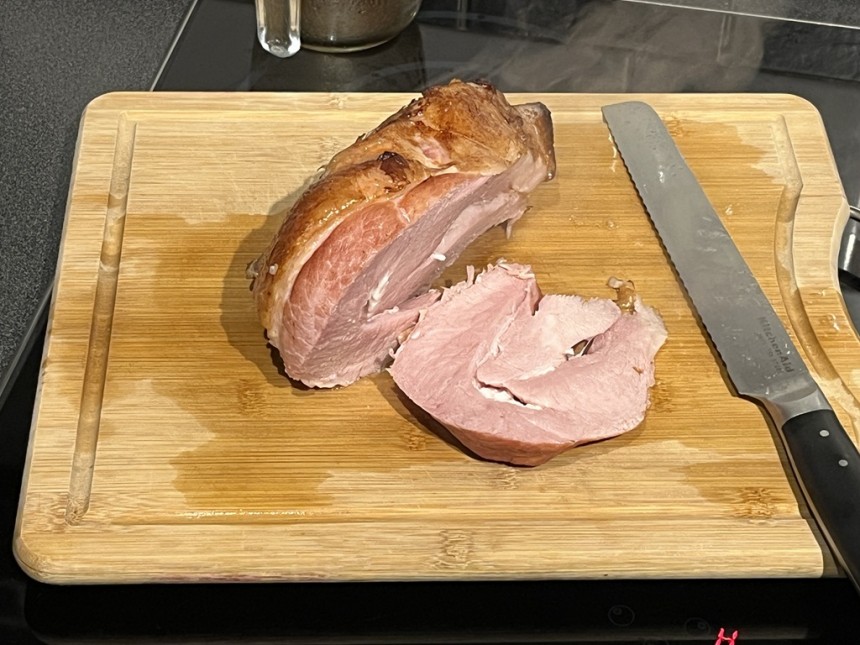 Gammon Ham in the Pressure Cooker