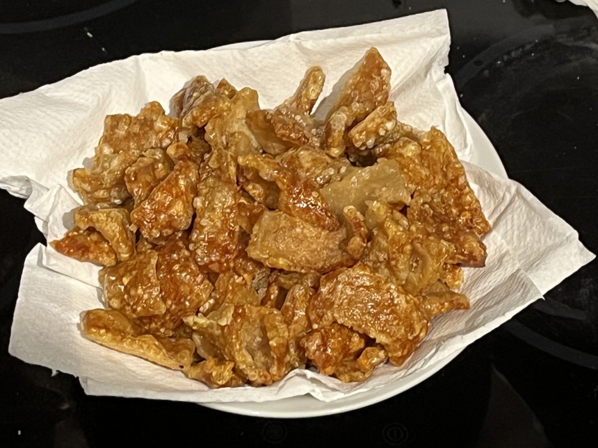 Easy Pork Scratchings