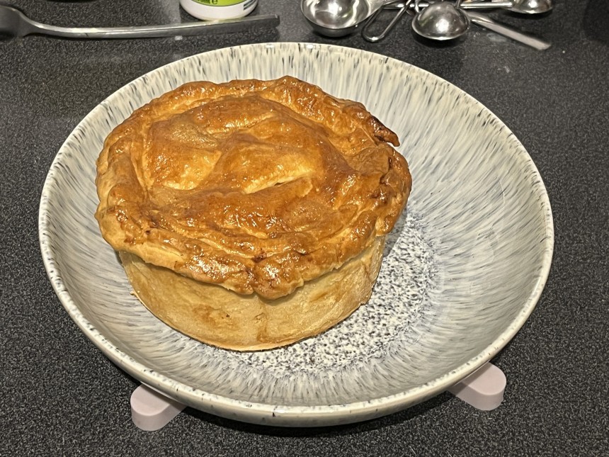 Leftover Roast Chicken and Mushroom Pie