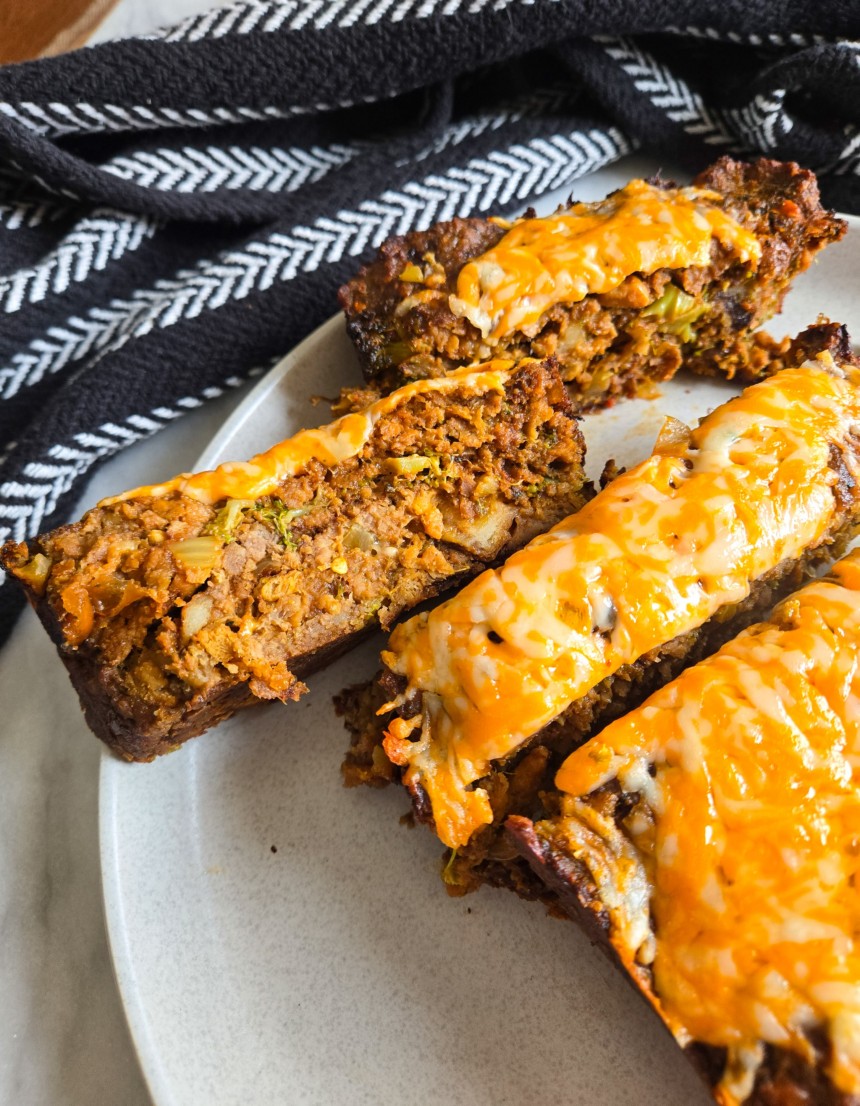 Broccoli Cheddar Meatloaf