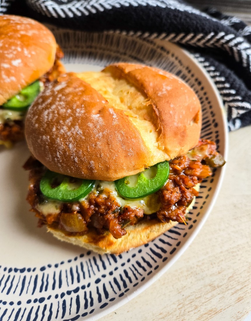 Jalapeno Cheddar Sloppy Joes