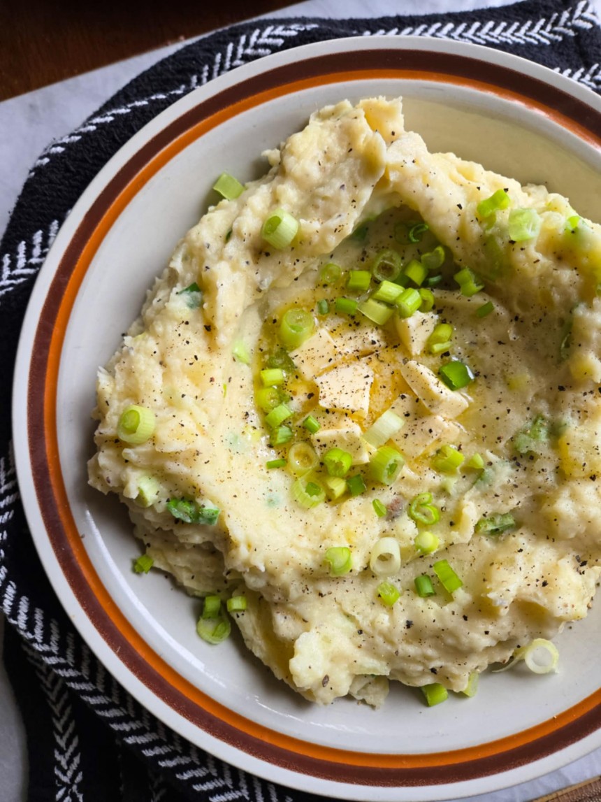 Creamy Boursin Scallion Mashed Taters