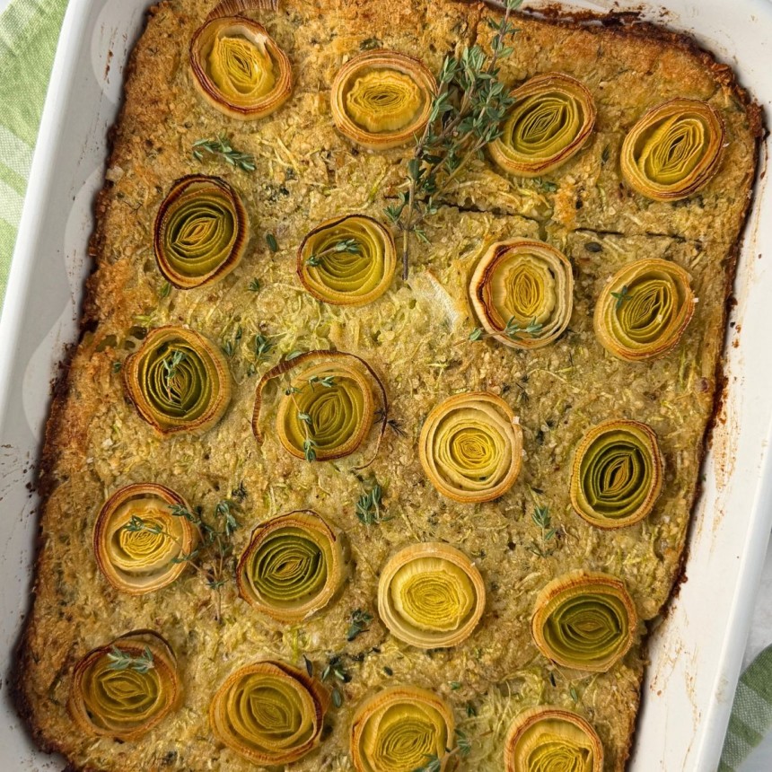 Zucchini Casserole With Leeks