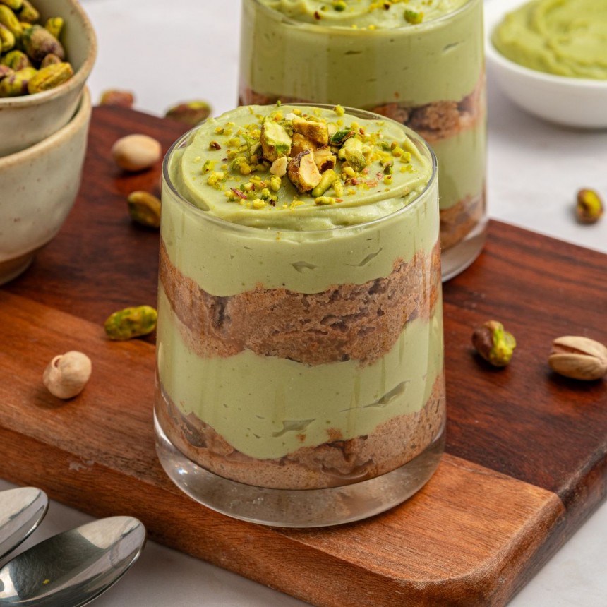 Pistachio Tiramisu In Cups