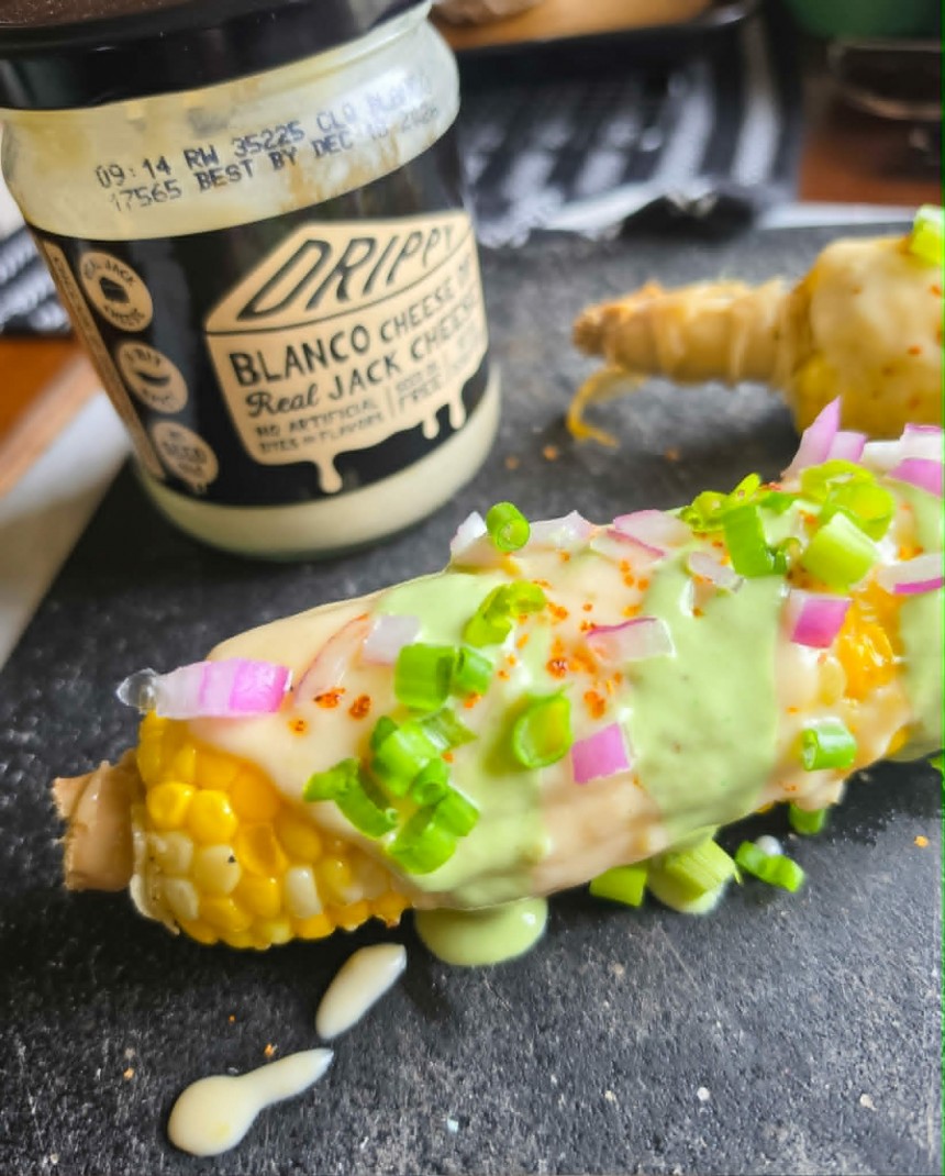 Queso Corn on the Cob