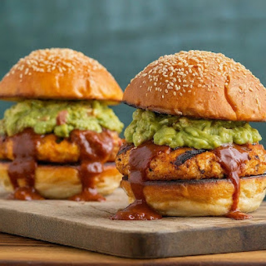 Taco Chicken Burgers