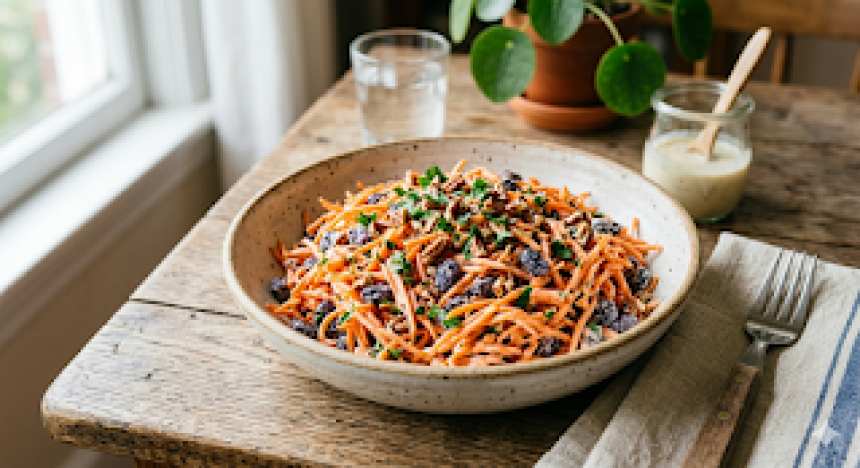 How to Make a Delicious Carrot Raisin Sa...