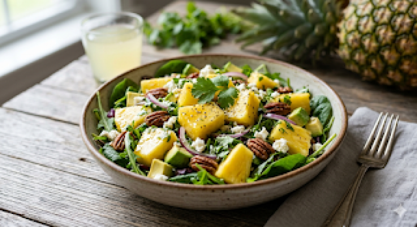 Tropical Pineapple Salad Recipe: A Healt...