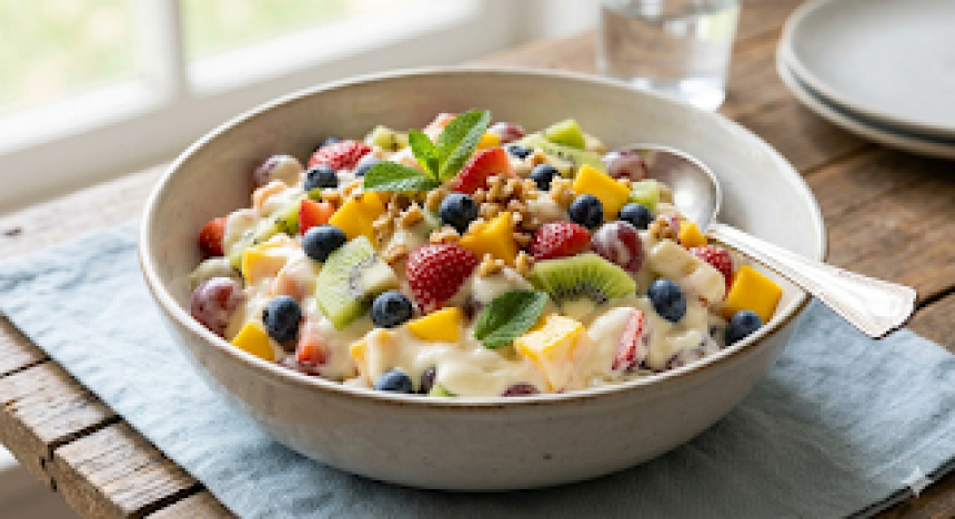 Discover the Perfect Creamy Fruit Salad...