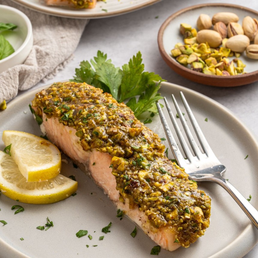 Pistachio Crusted Salmon