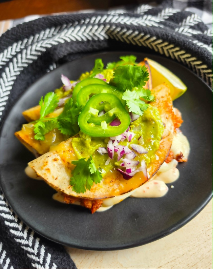 Cheesy Sausage Queadillas