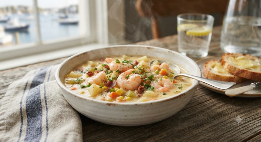Shrimp Chowder: A Deliciously Creamy Sea...